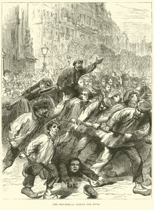 Silahları ele geçiren isyancılar, Mart 1871 by English School