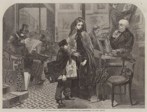 Uluslararası Sergi, "İsimsiz ve Dostsuz" (gravür) by English School