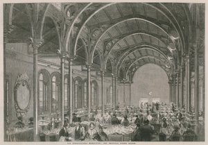 Uluslararası Sergi; ana yemek salonu by English School