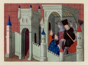 Duke Henry ile Röportaj (renkli gravür) by English School