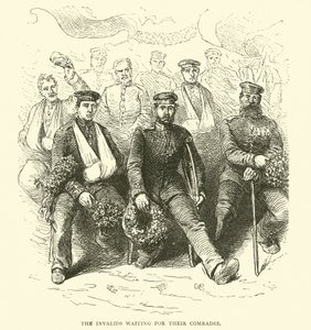Yoldaşlarını Bekleyen Sakatlar, 1871-2 by English School