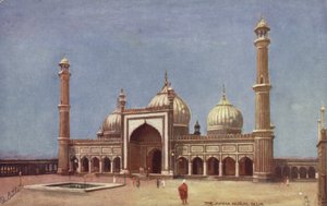 Jumma Musjid, Delhi (renkli lito) by English School