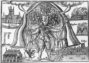 Krallığın Cennetten Görünmeyen Canavarı, c.1640-43 by English School