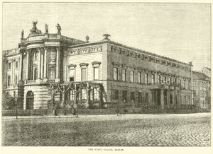 Krallar Sarayı, Berlin, Mart 1871 by English School