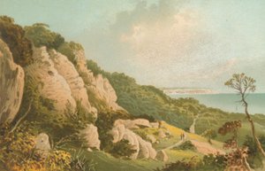 Ventnor - Wight Adası yakınlarındaki Heyelan by English School