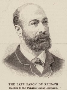 Geç Baron de Reinach (gravür) by English School