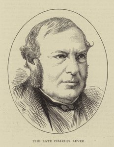 Geç Charles Lever (gravür) by English School