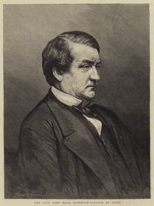 The Late Lord Mayo, Governor-General of India (engraving) by English School