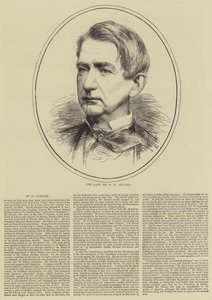 Merhum Bay WH Seward (gravür) by English School