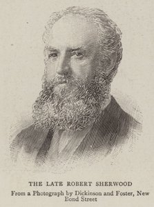 Geç Robert Sherwood (gravür) by English School