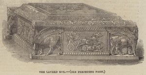 Layard Kutusu (gravür) by English School
