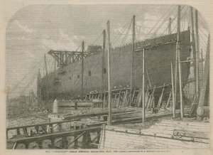 Leviathan (Büyük Doğu) buharlı gemisi, Mayıs 1856 by English School