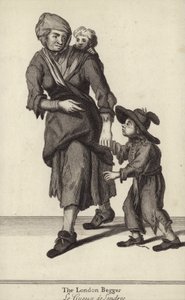 Londra Dilencisi (gravür) by English School