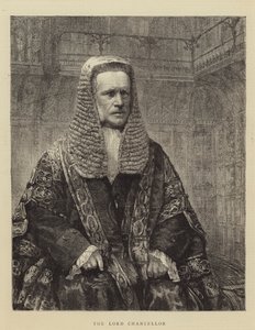 Lord Şansölye (Gravür) by English School