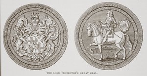 Lord Protectors Büyük Mühür by English School