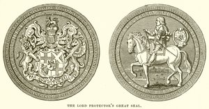 Lord Protectors Büyük Mühür by English School