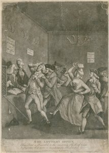 Piyango Ofisi. 1777 by English School