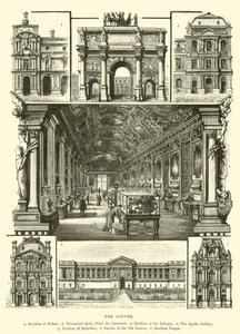 Louvre Müzesi by English School