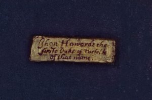 Lumley Cartellino (panelde yağ) (279034 detayı) by English School