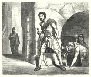 Hırsızların Gizlendiği Yer (gravür) by English School