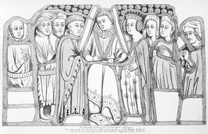 The Marriage of Henry VI and Margaret of Anjou, pub. by J. Carter Hamilton, 1793  by English School