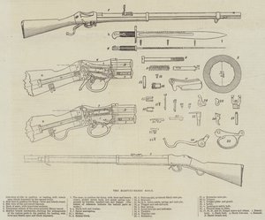 Martini-Henry Tüfeği (gravür) by English School