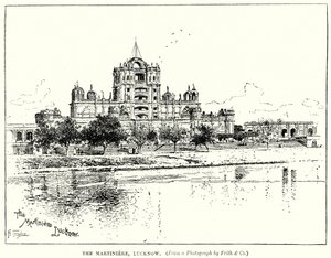 Martiniere, Lucknow (gravür) by English School