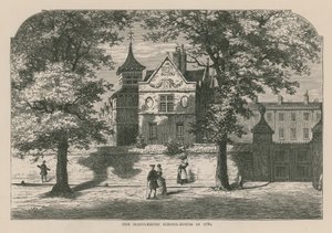 1780 yılında Marylebone Okul Evi by English School