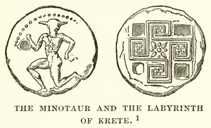 Minotaur ve Girit Labirenti by English School
