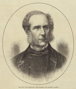 Yeni Lord Şansölyesi, Lord Selborne (Sir Roundell Palmer) (gravür) by English School