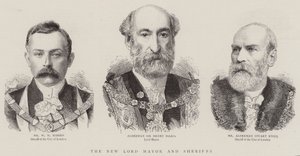 Yeni Lord Mayor ve Şerifler (gravür) by English School