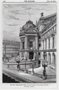 Yeni Opera Binası, Paris (gravür) by English School