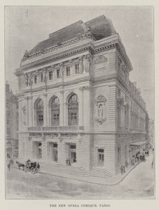Yeni Opera Comique, Paris (gravür) by English School