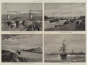 Kuzey Denizi Kanalı (gravür) by English School