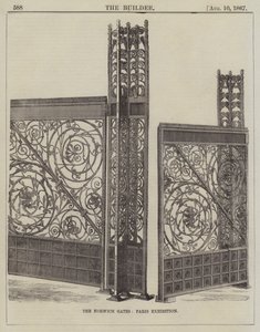 Norwich Gates, Paris Sergisi (gravür) by English School