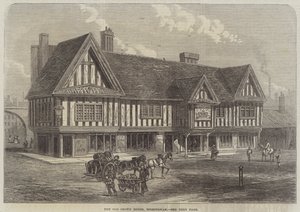 Old Crown House, Birmingham (gravür) by English School