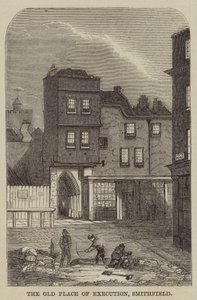 Eski İnfaz Yeri, Smithfield (gravür) by English School