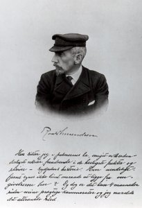 Roald Amundsens el yazmasının Açılış Sayfası by English School