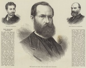 Orleans Prensleri (gravür) by English School