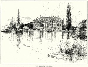 Saray, Dresden (gravür) by English School