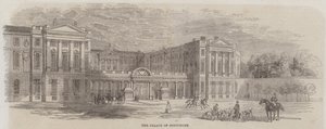 Compiegne Sarayı (gravür) by English School