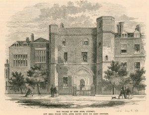 Kral John Sarayı, Stepney, Londra by English School