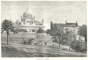 Lahor Sarayı (gravür) by English School