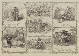 Pandomimler (gravür) by English School