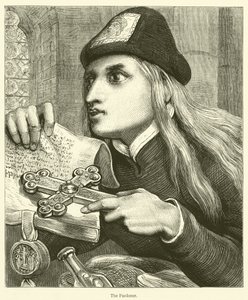 Pardoner (gravür) by English School