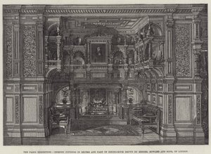 Paris Sergisi, Messers Howard ve Sons, Londra (gravür) by English School