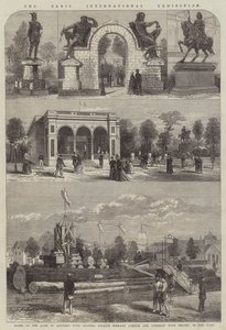 Paris Uluslararası Sergisi (gravür) by English School
