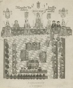 Kral Edward I Parlamentosu by English School