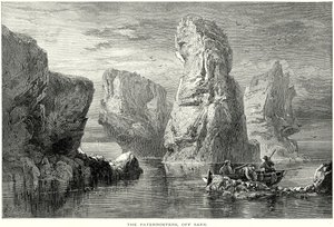 Paternosters, Sark açıklarında (gravür) by English School