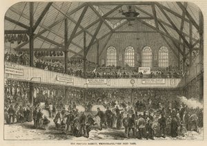 Halk Pazarı, Whitechapel, Londra by English School